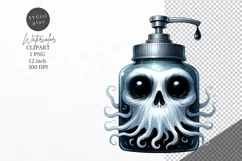 Halloween clipart, Halloween bottle, Autumn clipart Product Image 1
