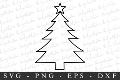 Christmas Tree SVG | SVG Cut files | Cricut Product Image 1