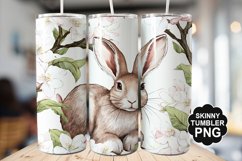 Easter Bunny Tumbler - Easter Day Tumbler PNG Design Product Image 1