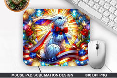 Mouse Pad Sublimation, 4th Of July Mouse Pad PNG Design Product Image 1