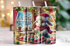 Christmas Bunny Tumbler Wrap | Sublimation | Tumblers Product Image 1