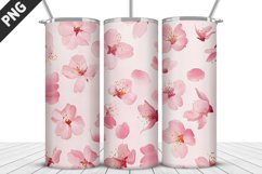 Flowers Tumbler Wrap | Sublimation Design | Tumble PNG Product Image 4