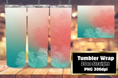 Vibrant Gradient Tumbler Wrap for Sublimation Designs 20oz Product Image 1