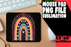 Celestial Mirage: Sublimation Mouse Pad Art on Black Product Image 1