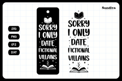 Dark Romance Bookmark Saying SVG | Fictional Villains Product Image 3