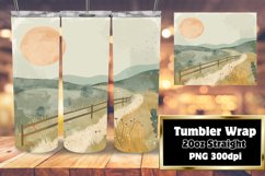 Minimalist Boho Tumbler Wrap - Modern Style 20oz Product Image 1