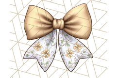 Fall Bow Clipart, Autumn Hair Bows PNG, Fall Ribbon Png Product Image 3