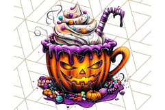 Spooky Café Cuties Halloween PNG Clipart, Holiday Elements Product Image 3
