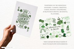 Whimsical Lucky St Patrick Clipart Product Image 4