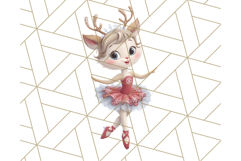 Nutcracker Ballet Clipart, Holiday Ballerina PNG Art Product Image 4
