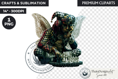 Steampunk Rococo Fairy Clipart, fantasy Fae Graphic Product Image 1