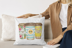 Summer Three Coffee Cups Clipart Product Image 6