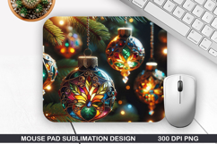Christmas Mouse Pad Sublimation, Christmas Mouse Pad PNG Product Image 1