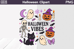 Cute Halloween Vibes | Hot DTF Transfer Print Design Product Image 1
