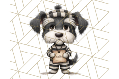 Cute Animals in Jail Clipart PNG, Funny Prisoner Critters Product Image 3