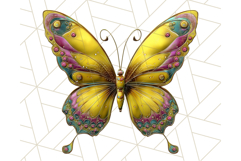 Metallic Butterfly Clipart PNG Clipart, Vibrant Butterfly Product Image 3