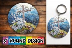 Sublimation Designs for Religious Keychains Product Image 1