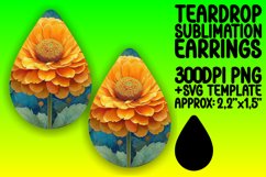 Trendy Blossom Teardrops: Chic Botanical Drops Product Image 1