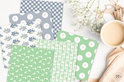 14 Shabby Chic Flowers Digital Paper, Pastel Background Product Image 2
