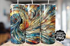 Stained On Stained Glass Tumbler Warp - Tumbler Design Product Image 1