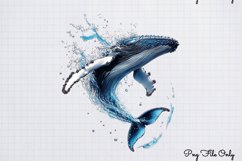 Whales Clipart design PNG Product Image 1