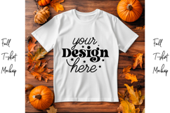 Fall t-shirt mockup, Fall mockup Product Image 1