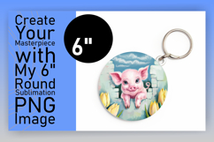 Dynamic Keychain Circle Design Artwork , Animals In Wall Product Image 1
