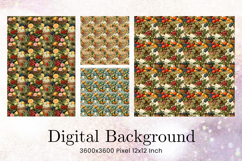 Fruit Seamless Pattern Fruit Background Wallpaper_47 Product Image 1