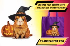 Pumpkin Animal Printable Sublimation PNG Product Image 1