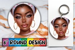 Radiant Round Coaster Design, 3D Heart Product Image 1