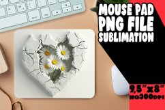 Ethereal Blossom Sublimation Mousepad Product Image 1