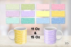 12 Pastel Colors Hearts Mug Sublimation Bundle, Mug Wrap Product Image 2