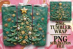 Lively Evenings 20oz tumbler wrap, Christmas Product Image 1