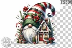 Christmas Gnome Sublimation - Clipart PNG Design Product Image 1