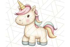 Fairy Tale Unicorn PNG Pastel Magic Clipart, Fantasy Rainbow Product Image 3
