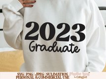 2023 Graduate SVG, Graduation SVG, Highschool SVG Product Image 9