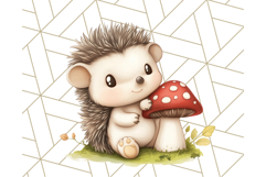 Woodland Nursery Baby Animals And Fantasy Forest PNG Clipart Product Image 3