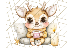 Warm &amp; Fuzzy Mornings PNG Clipart, Cozy Animal Art Download Product Image 3