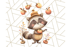 Woodland Apple Orchard Festival PNG Fall Clipart Product Image 3
