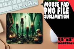 Timeless Desk Pad Sublimation, Horror Halloween Product Image 1