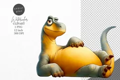Dinosaur clipart, Dino clipart, Kids sublimation Product Image 1