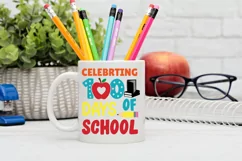 Celebrting 100 Days Of School SVG, School SVG Design Product Image 3