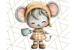 Thanksgiving Woodland Animals Clipart PNG Product Image 3
