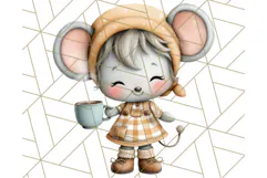 Thanksgiving Woodland Animals Clipart PNG Product Image 3