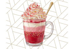 Christmas Coffee Mugs Clipart PNG Festive Cups Product Image 3