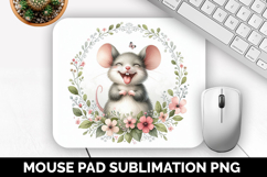 Cute Animals Mouse Pad Bundle, Sublimation Mouse Pad PNG Product Image 12