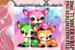 Lively adventures 20oz tumbler wrap, Cute Animals Product Image 1