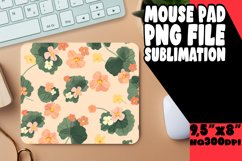 Watercolor Boho Blossom Mouse Pad Bonanza Design PNG Product Image 1