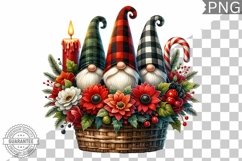 Christmas Gnome Sublimation - Clipart PNG Design Product Image 1