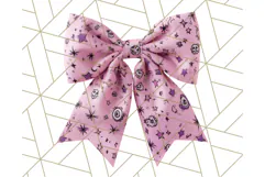 Halloween Bow Clipart, Bright Holiday Ribbon PNG Product Image 3